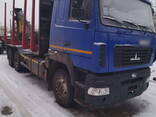 МАЗ-631228-8526-012 с гидроманипулятором и прицепом - фото 1