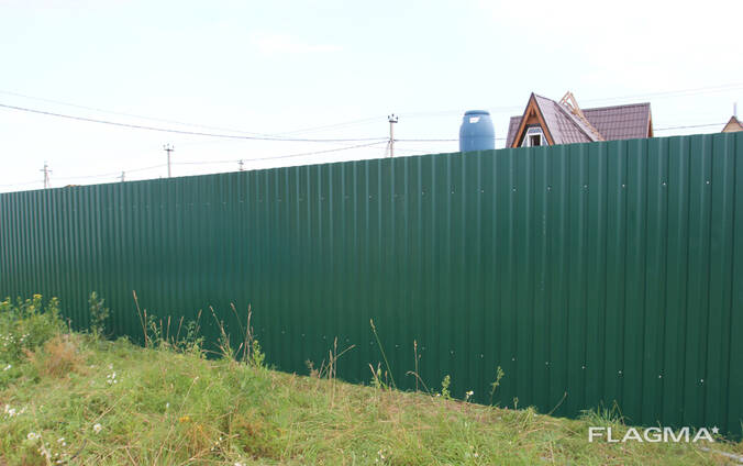 Металлический забор профлист — Купить в Гомеле на Flagma.by #2316434