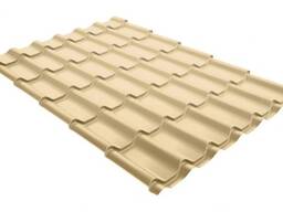 Металлочерепица Grand Line Classic 0.45 PE ral 1014, глянец.