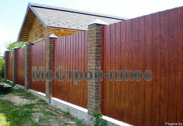 Металлопрофиль для забора и навеса