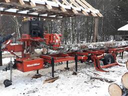 Мобильная пилорама Распил леса