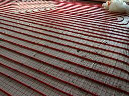 Монтаж тёплого пола