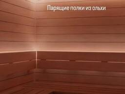 Монтаж вагонки, отделка бань, саун, парных