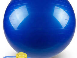 Мяч гимнастический фитбол Atlas Sport с насосом 75 см (синий)