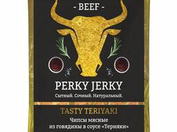 Мясные чипсы PERKY JERKY