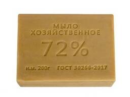 Мыло хозяйственное твердое 72 %, 200 г, ГОСТ 30266-17 (60)