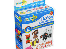 Набор для лепки из легкого пластилина домашние животные