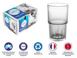 Набор стаканов, 6 шт. , 340 мл, серия Empilable Clear, Duralex (Франция)