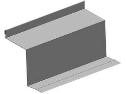 Нащельник на цоколь для сендвич панелей.