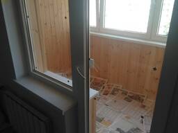 Обшивка балконов вагонкой