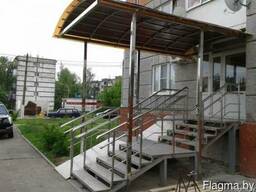 Ограждения из нержавеющей стали, перила, козырки