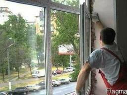 Окна ПВХ балконные рамы из алюминия и ПВХ с установкой.