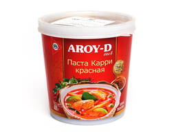 Паста карри красная Aroy-D 400г