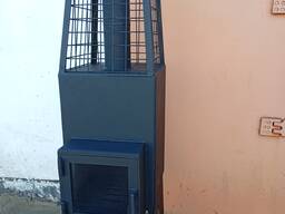 Печь буржуйка, камин отопительный