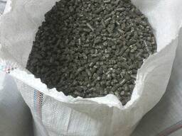 Пеллета, пеллеты из лузги подсолнечника.