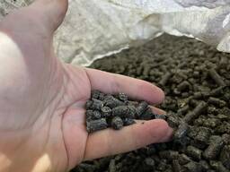 Пеллеты из лузги подсолнечника