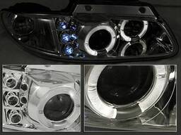 Передние фары angel eyes chrome для Chrysler Voyager / Dodge Caravan
