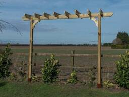 Пергола однобалочная стропильная