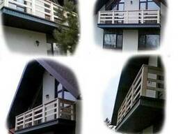 Перила балконные из массива Дуба. Размер, цвет, тематика рез