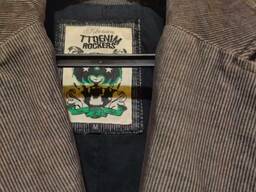 Пиджак джинсовый Tom Tailor Denim Rockers M стрейч серый.
