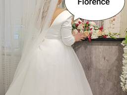 Платье свадебное со шлейфом Florence чехлол на сутки