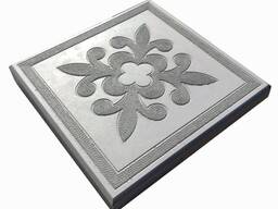 Плитка бетонная облицовочная "Цветок" (30*30*3) риф. F200