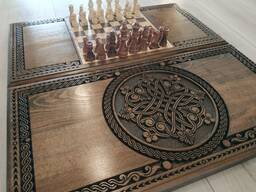 Подарочный набор Hарды шахматы ручной работы