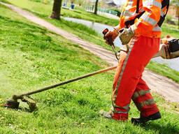 Покос травы, уборка участка, спил деревьев