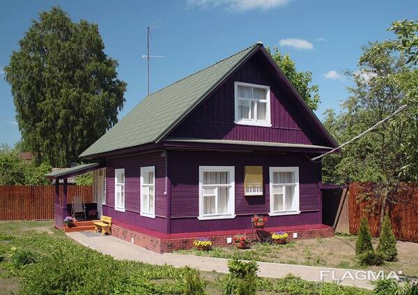Каким цветом покрасить деревянный дом снаружи