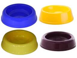 Полесье Миска для собак №4 круглая, Ø168 мм, 0,32 литра, разные цвета (арт. 44440)