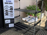 Полка — стеллаж для обуви 4-х ярусная, разборная SHOE RACK 8828-4 (размер 60х30х55 см). .. - фото 1