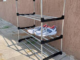 Полка — стеллаж для обуви 4-х ярусная, разборная SHOE RACK 8828-4 (размер 60х30х55 см). .. - фото 2