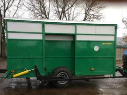 Полуприцеп для перевозки свиней, овец, утепленный вариант