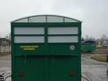 Полуприцеп для перевозки свиней, овец, утепленный вариант - фото 1