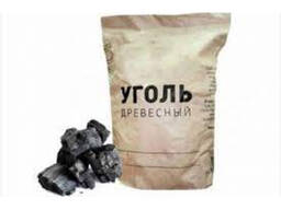 Предлагаем уголь древесный лиственных пород древесины. Фасованный в бумажные мешки по 2.5