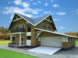 Предлагаем услуги строительства индивидуальных жилых домов под ключ в Пинске