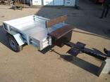 Прицеп к мотоблоку ТМ-6/400 Оцинкованный Колеса 5x12 - фото 1