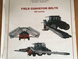 Прицепная конвейерная лента для бережной уборки капусты