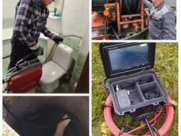 Прочистка канализации, поиск люков, видеоинспекция труб