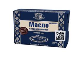 Масло сливочное 82,5% в пачках по 180г