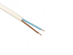 Провод ШВВП 2х0,75 (бухта 200м) Б Поиск-1 (белый; ГОСТ 7399-97) (Поиск-1)