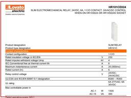 Реле HR101CE024