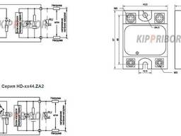 Реле твердотельное однофазное HD6044ZD3 60а купить в Минске