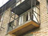 Ремонт и отделка балкона, снаружи, в Бресте