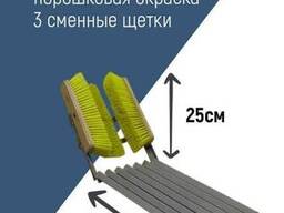 Решетка для обуви (50*25 см) с тремя щетками