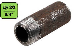 Резьба стальная Ду 20 (3/4") под сварку (L=30 мм)