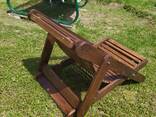 Шезлонг деревянный. Стул шезлонг - фото 3
