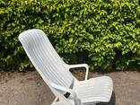 Шезлонг для дачи №1 белый - фото 1