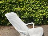Шезлонг для дачи №1 белый - фото 2