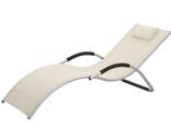 Шезлонг (лежак) Garden Way Brigo (кремовый) - фото 1